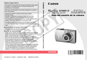 Canon PowerShot SD880 IS DIGITAL ELPH Guia Del Usuario