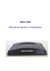 TelecomFM CELL-FAX Manual De Usuario E Instalacion