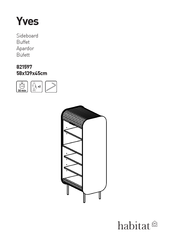 Habitat Yves 821597 Instrucciones De Montaje