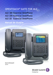 Alcatel-Lucent Enterprise Essential DeskPhone ALE-30h Manual De Usuario