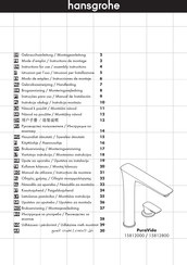 Hansgrohe PuraVida 15812000 Modo De Empleo/Instrucciones De Montaje