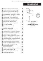 Hansgrohe Talis M52 170 2jet Eco 32845000 Modo De Empleo/Instrucciones De Montaje