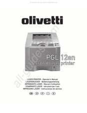 Olivetti PGL 12en Instrucciones De Servicio