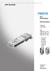 Festo CPX-CEC-M1-V3 Breve Descripción