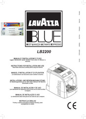 LAVAZZA LB2200 Manual De Instalación Y De Uso