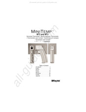 RayTek MiniTemp MT2 Manual Del Usuario