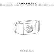 RADARCAN R-132 Manual Del Usuario