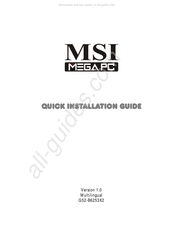 MSI MEGA400 Manual Del Usuario