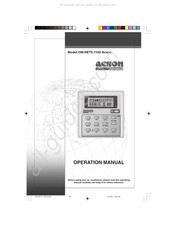 Acson OM-NET2-1102-Acson Manual De Operación