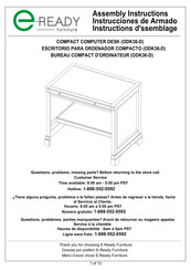 E-Ready Furniture ODK36-D Instrucciones De Armado