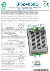 INIM Electronics IPS24060G Manual Del Usuario