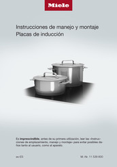 Miele KM 7699 FR Instrucciones De Manejo Y Montaje