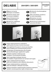 Delabie 2551 Instrucciones De Montaje