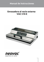 NeoVac VAC 510-E Manual De Instrucciones