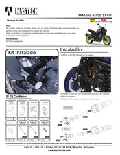 Mastech YAMAHA MT09 17-UP Guia De Inicio Rapido