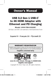 Tripp-Lite U444-T6N-H4GUBC Manual Del Propietário