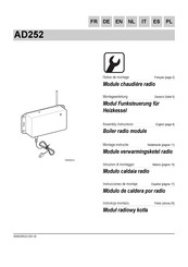 De Dietrich Thermique AD252 Instrucciones De Montaje