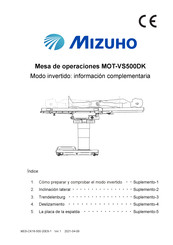 Mizuho MOT-VS500DK Guia De Inicio Rapido