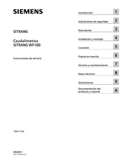 Siemens SITRANS WF100 Instrucciones De Servicio