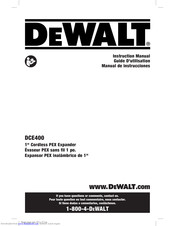 DeWalt DCE400 Manual De Instrucciones