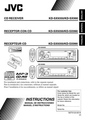 JVC KD-SX9350 Manual De Instrucciones