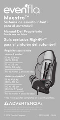 Evenflo RightFit Manual Del Propietário