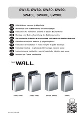 Harvia THE WALL SW90E Instrucciones De Instalacion Y Uso