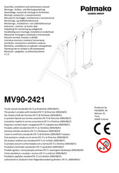 Lemeks Palmako MV90-2421 Montaje, Instalación, Y Mantenimiento