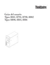 Lenovo ThinkCentre 8794 Guĺa Del Usuario