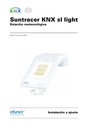 elsner elektronik Suntracer KNX sl light Instalacion Y Ajuste