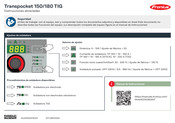 Fronius TransPocket 150 TIG Instrucciones Abreviadas