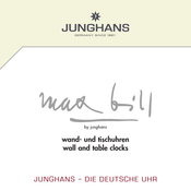 Junghans J780 Manual Del Usuario