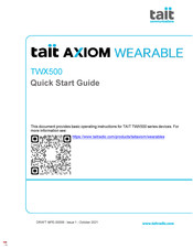 Tait AXIOM WEARABLE Guia De Inicio Rapido