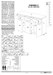 FMD Furniture VIBORG 2 4003-002 Instrucciones De Montaje