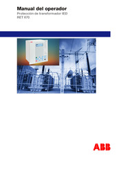 Abb RET 670 Manual Del Operador