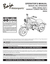 Baja motorsports MB200 Manual Del Operador