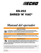 Echo ES-252 Manual Del Operador