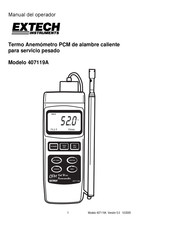 Extech Instruments 407119A Manual Del Operador