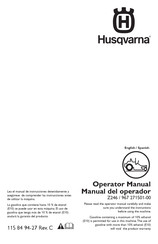 Husqvarna Z246 Manual Del Operador