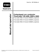 Toro TimeCutter SS 5060 Manual Del Operador