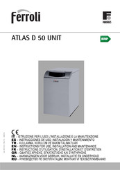 Ferroli ATLAS D 50 UNIT Instrucciones De Uso