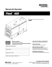 Lincoln Electric Fleet 400 Manual Del Operador