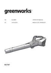 GreenWorks BLF347 Manual Del Operador