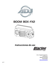 ADJ Startec Serie BOOM BOX FX2 Instrucciones De Uso