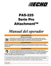 Echo Attachment PAS-225 Pro Serie Manual Del Operador