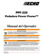 Echo PPF-225 Manual Del Operador