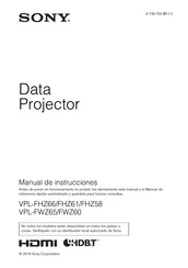 Sony VPL-FHZ66 Manual De Referencia