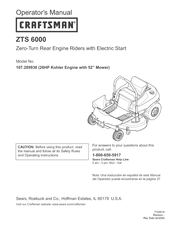 Craftsman 107.289930 Manual Del Operador