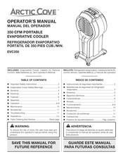 Arctic Cove EVC350 Manual Del Operador