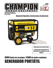 Champion 41115 Manual Del Operador Y Instrucciones De Operación